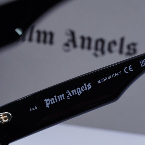 Palm Angels PERI099 HOLLYWOOD 1007 Cat Eye Sunglasses - Black/Dark Grey - Picture 8 of 11